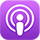 Apple Podcasts logo