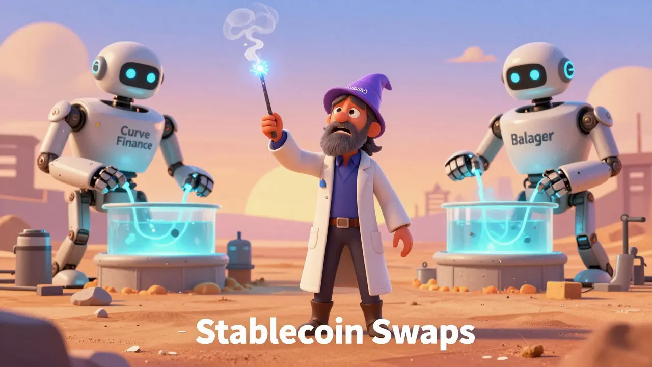 A lonely DeFi wizard tries to revive a dead protocol while powerful competitors operate smoothly in the background.