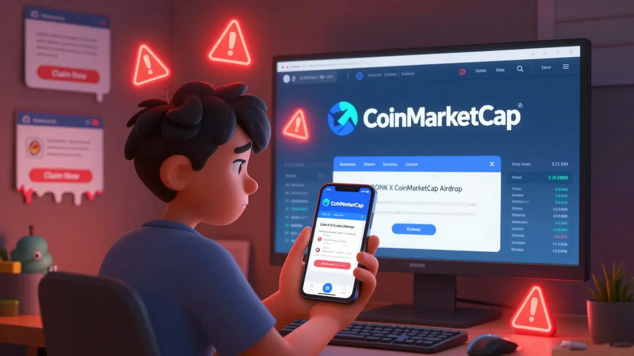 CDONK X CoinMarketCap Airdrop: What Really Happened and How to Avoid the Scam