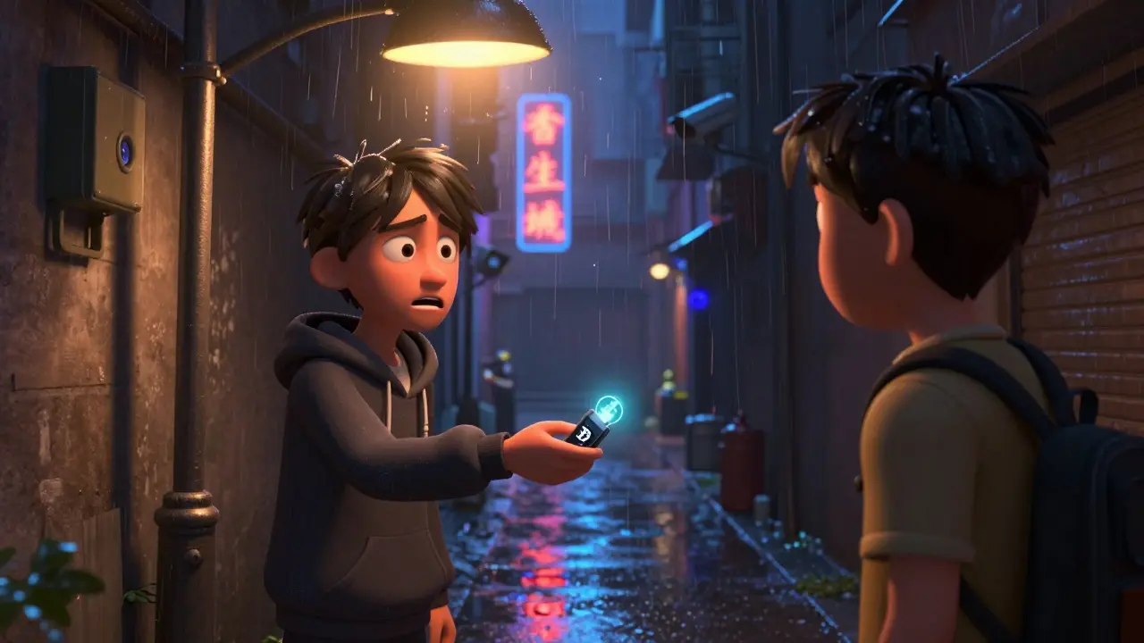 Underground Crypto Market Premiums in Banned Jurisdictions