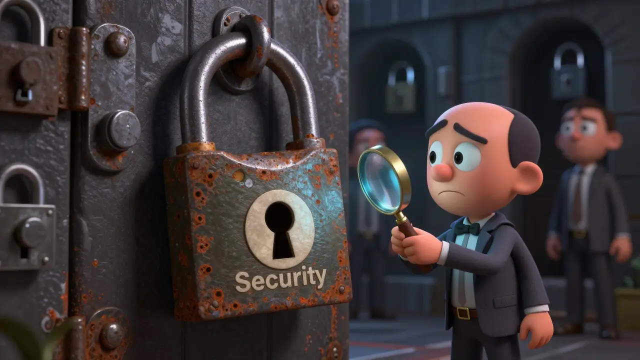 Investor questioning security of a weak digital vault