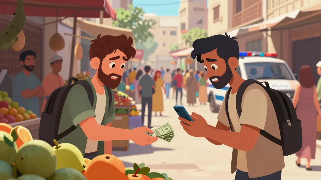 Secret cash-for-crypto deal in busy Tehran market with onlookers