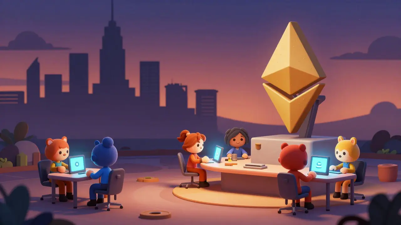 Developers working on Ethereum L1 after network shutdown