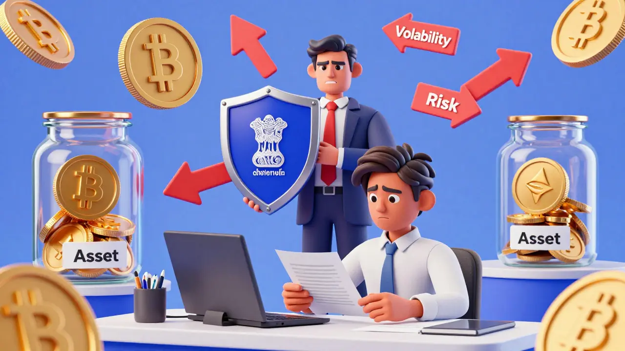 Investor managing crypto assets under RBI regulation