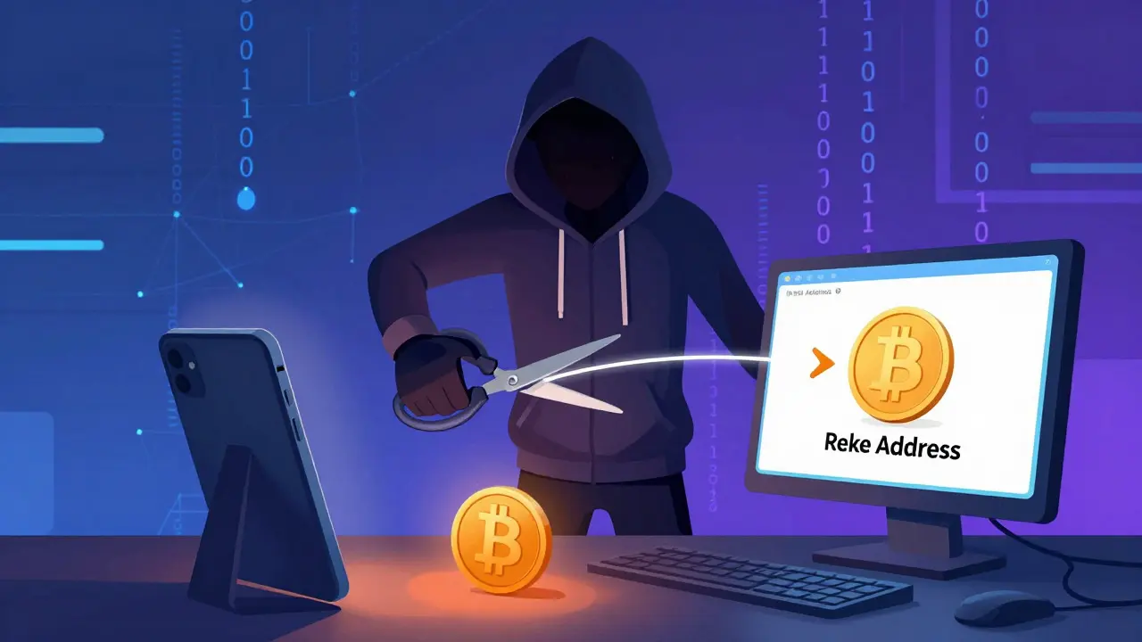 Hacker intercepts and swaps crypto payment address