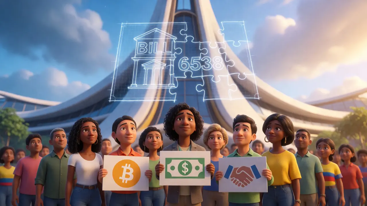 Hopeful citizens await potential crypto legalization legislation in Ecuador.