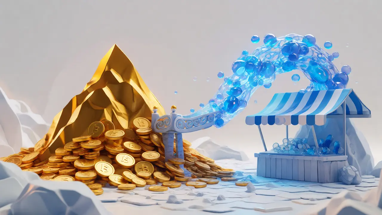 Visual metaphor for fixed coin supply vs wrapped tokens