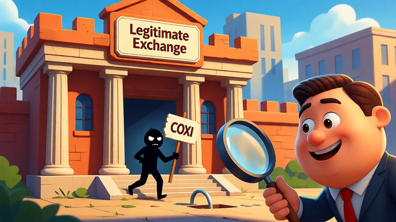 Advisor inspecting suspicious exchange entry