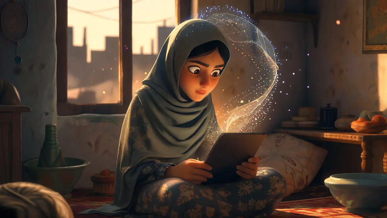 Afghan woman gaining financial freedom via digital assets