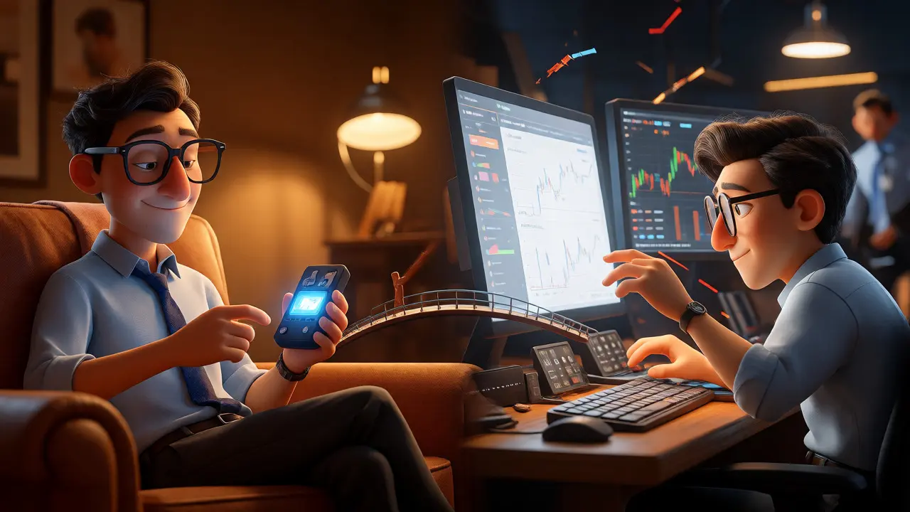 An investor balancing safe hardware storage with active exchange trading.