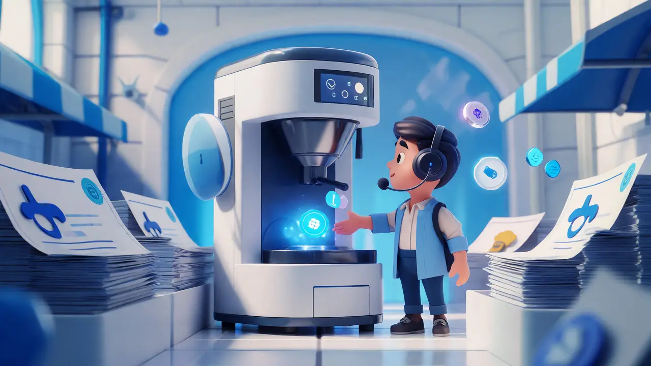 Digital minting machine transforming paper bonds into crypto tokens
