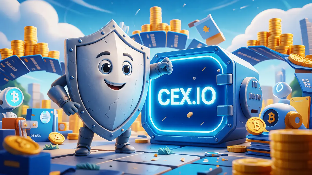 Protective shield guarding CEX.IO vault